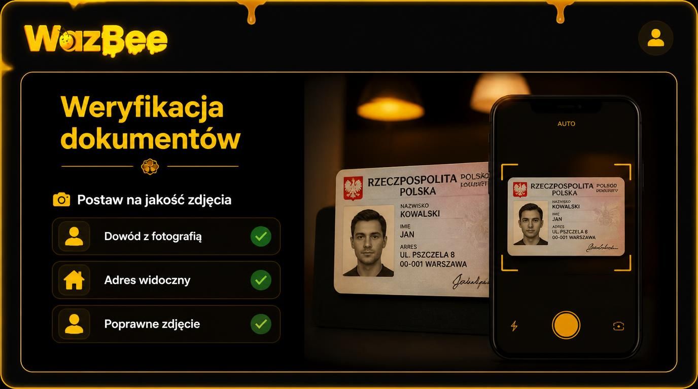 Dokument tożsamości, zdjęcie lub skan wysokiej jakości, formularz KYC